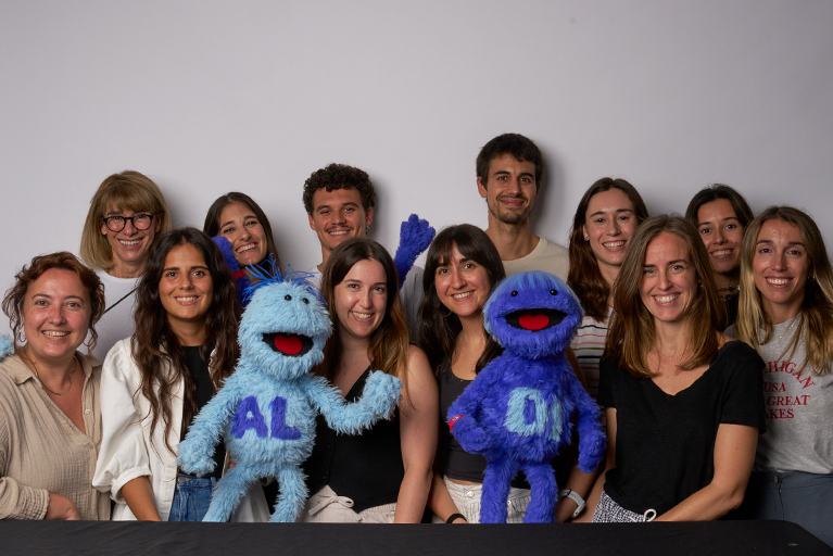 The Aldi team on filming day.